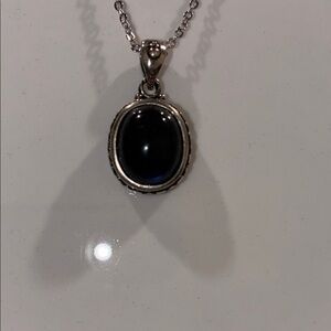 Elegant Silver Pendant Necklace